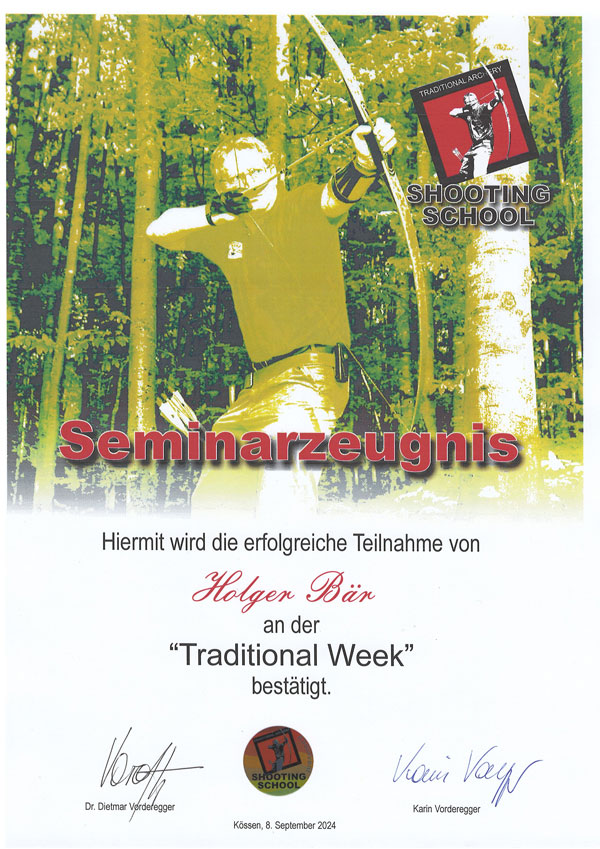 Traditional Weeks-bogenschiessen